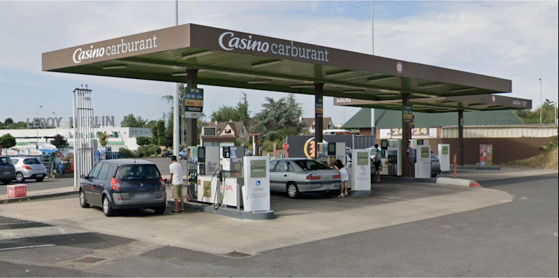 Station-service Casino carburant