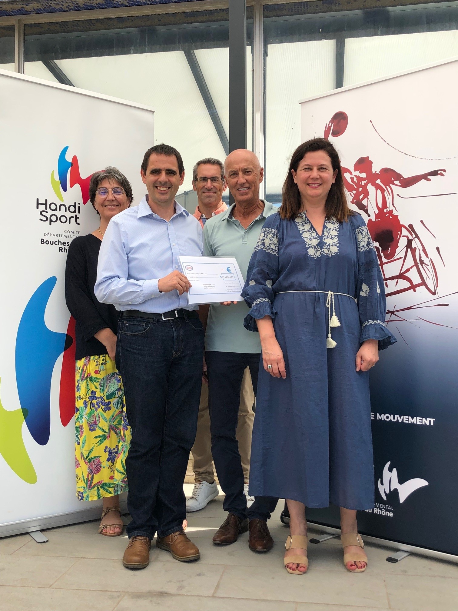 Partenariat Handi sport Esso - Comité départemental des Bouches-du-Rhone