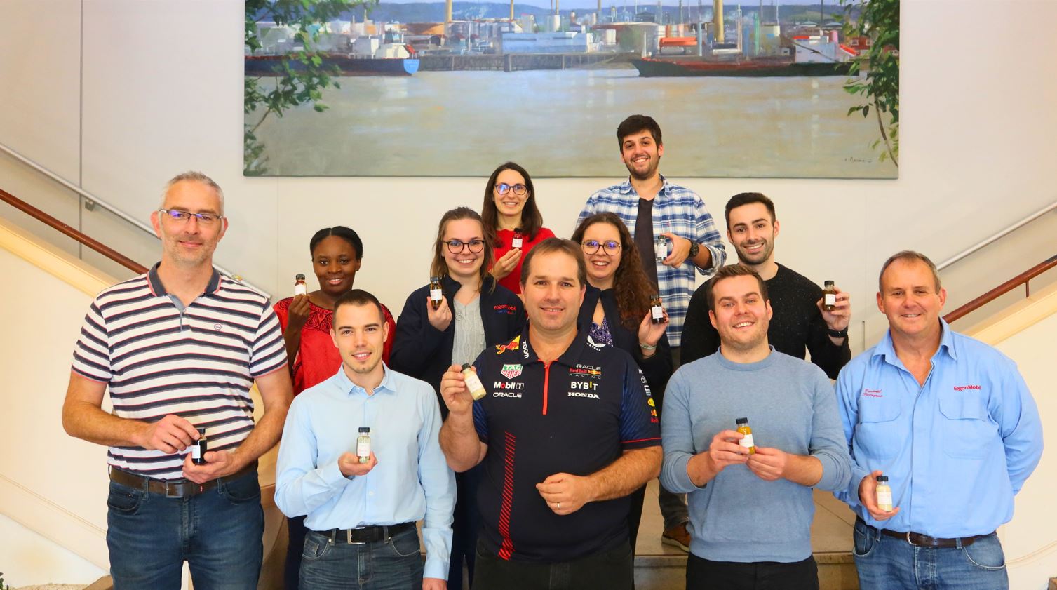 L’équipe derrière la production du carburant d’aviation durable (SAF) dans sa raffinerie de Gravenchon