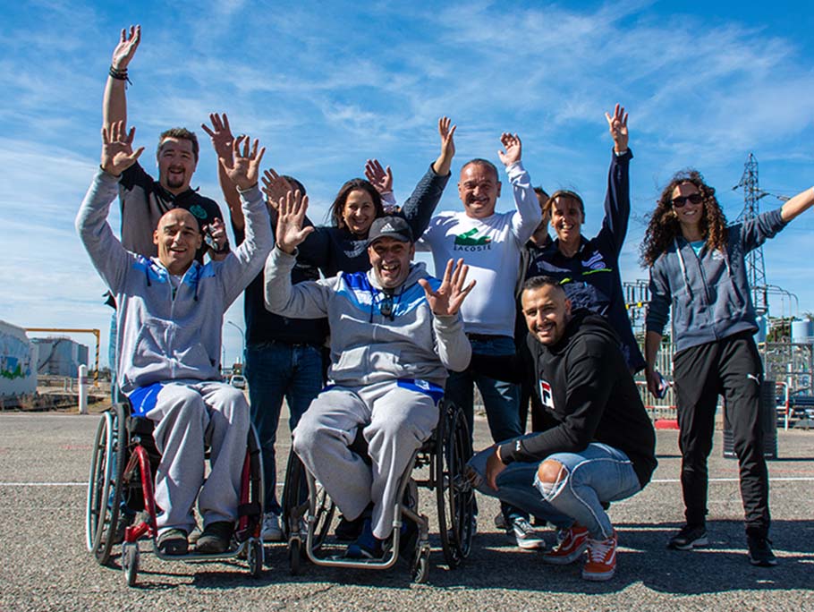 Célébration de la semaine fosséenne du handicap à la raffinerie Esso de Fos-sur-Mer